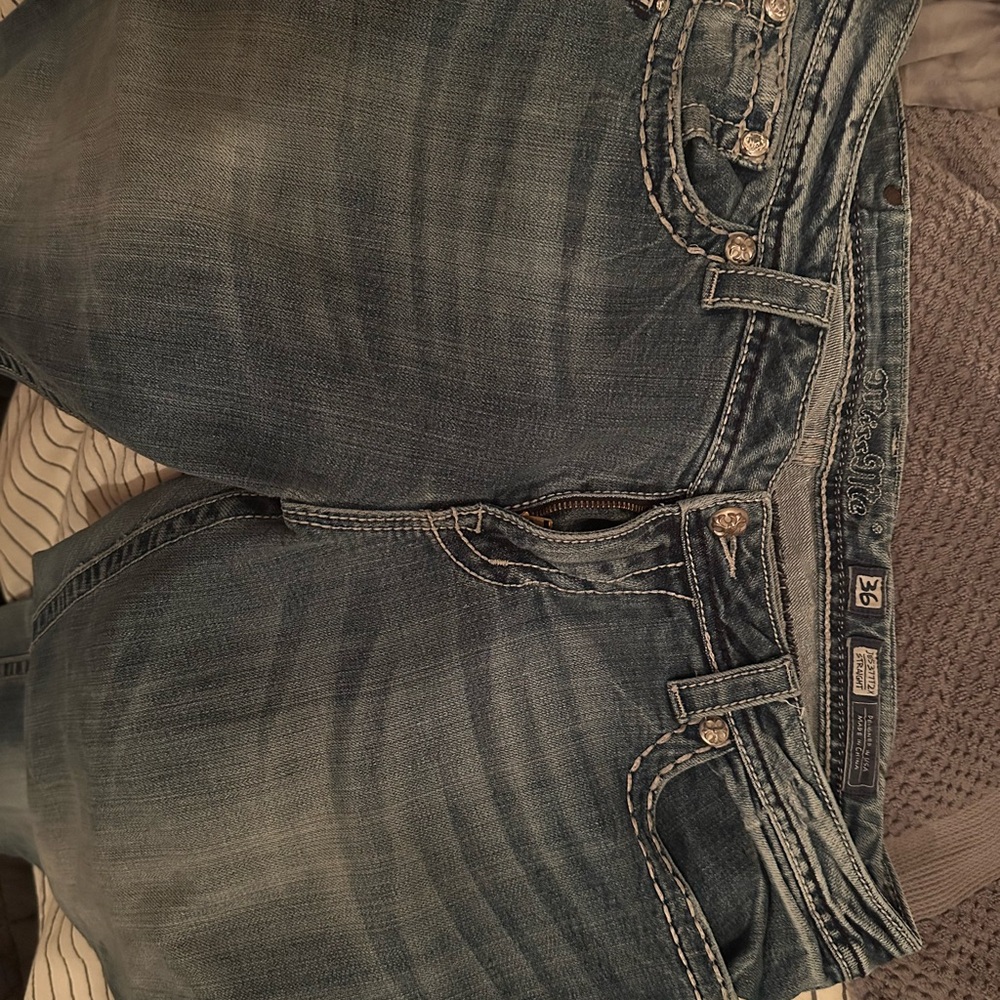 Miss Me Women's Boot Cut Jeans in Classic Blue sz 36